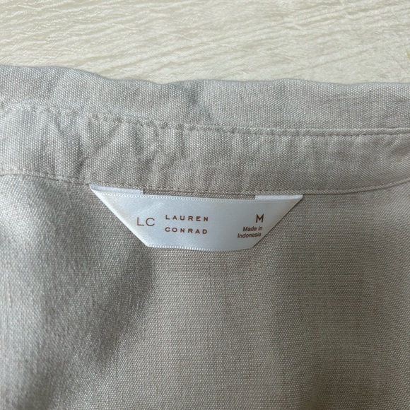 LC Lauren Conrad Beige Midi Dress - Picture 4 of 8